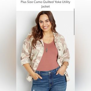 Maurices camo utility jacket